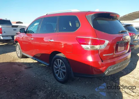 2015 Nissan Pathfinder S from USA, damaged, VIN 5N1AR2MN0FC664605